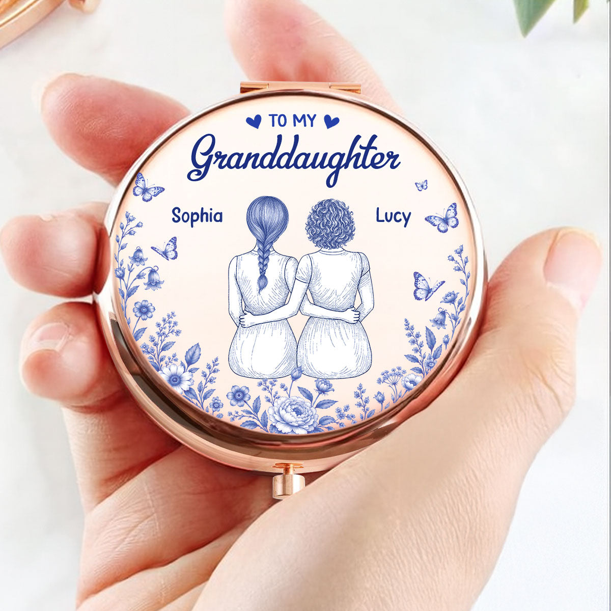 A Special Message - Personalized Compact Mirror