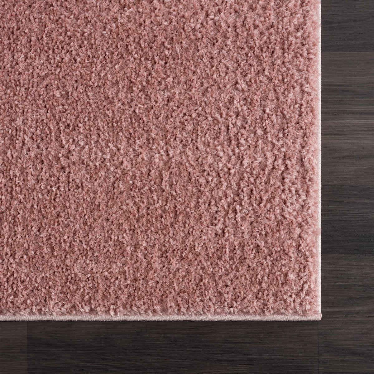 Judy Pink Plush Washable Area Rug