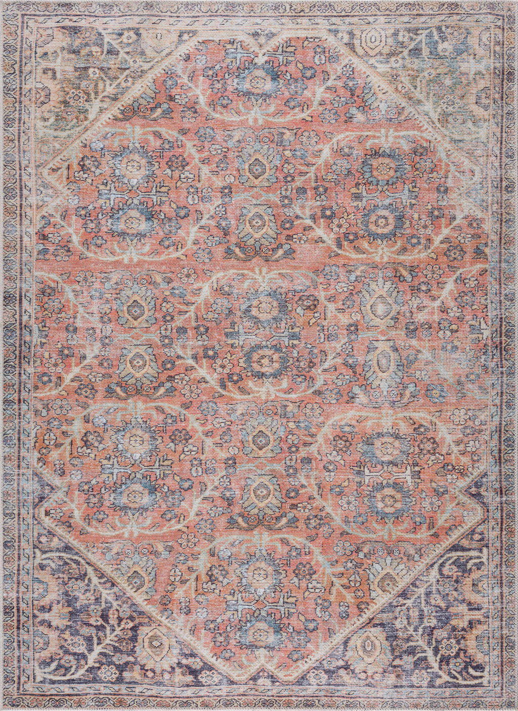 Konstantina Washable Area Rug