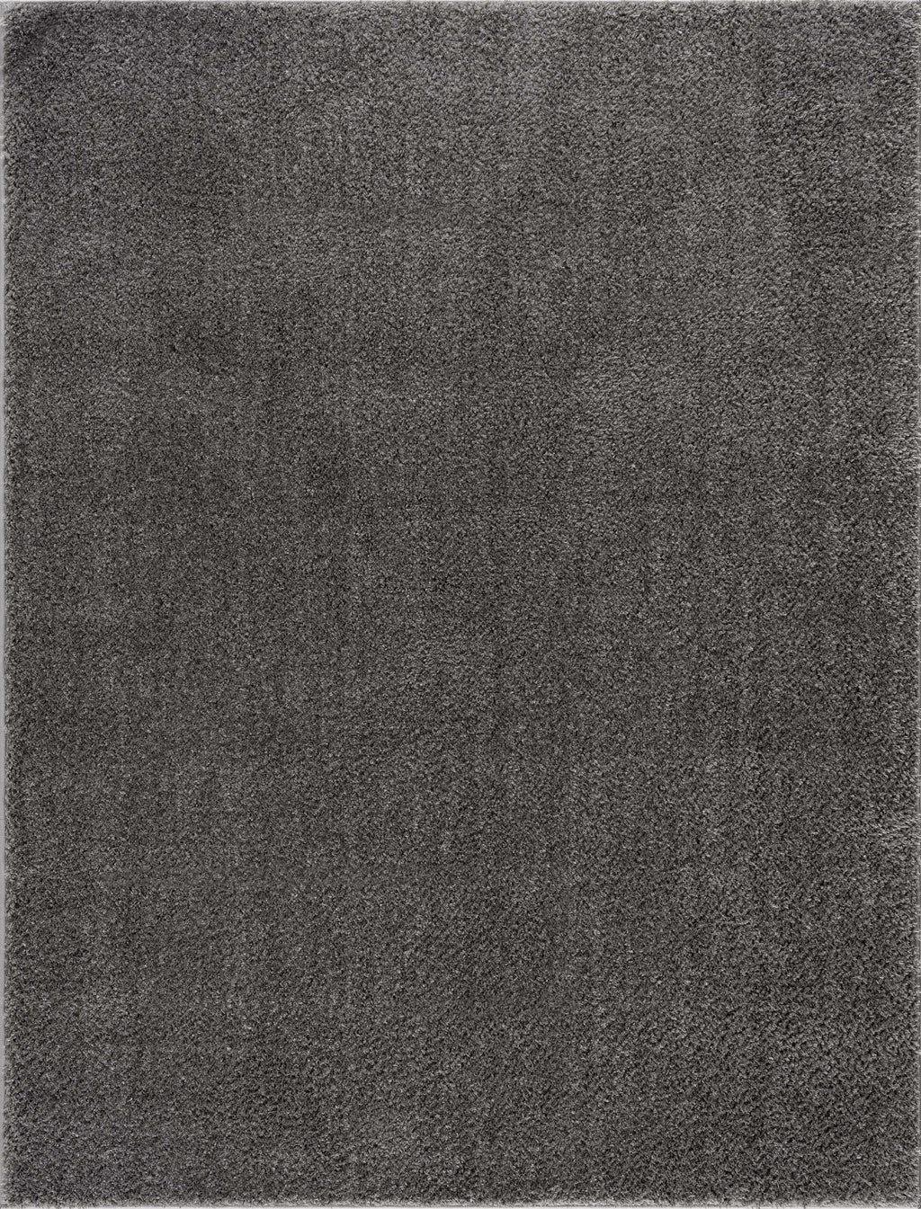 Judy Solid Dark Gray Washable Shag Rug