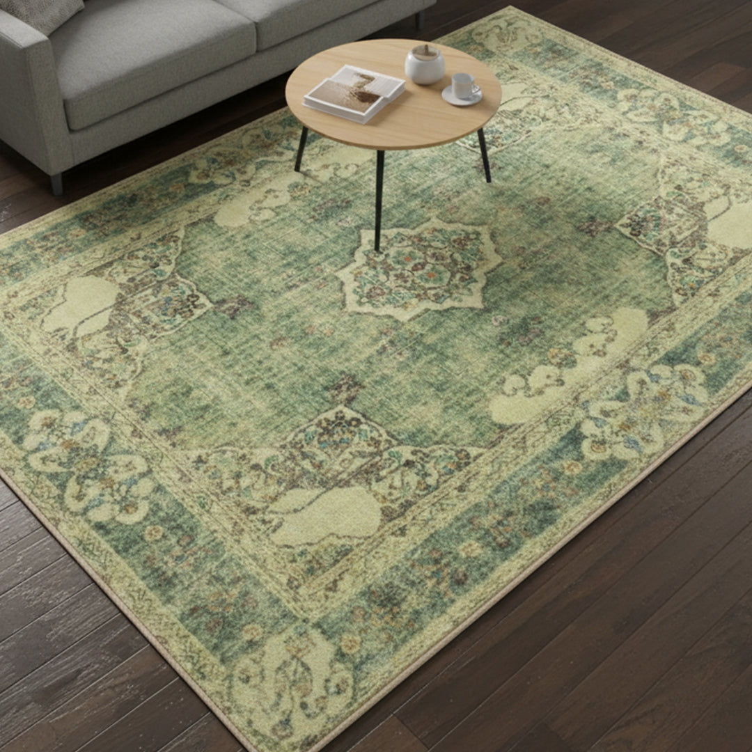 Muddy Carpet Majestic Washable Area Rugs for Living Room, Bedroom & Dining Room – Modern Soft Low Pile Non Slip Carpet – Pet Friendly Waterproof Foldable Rugs for Home