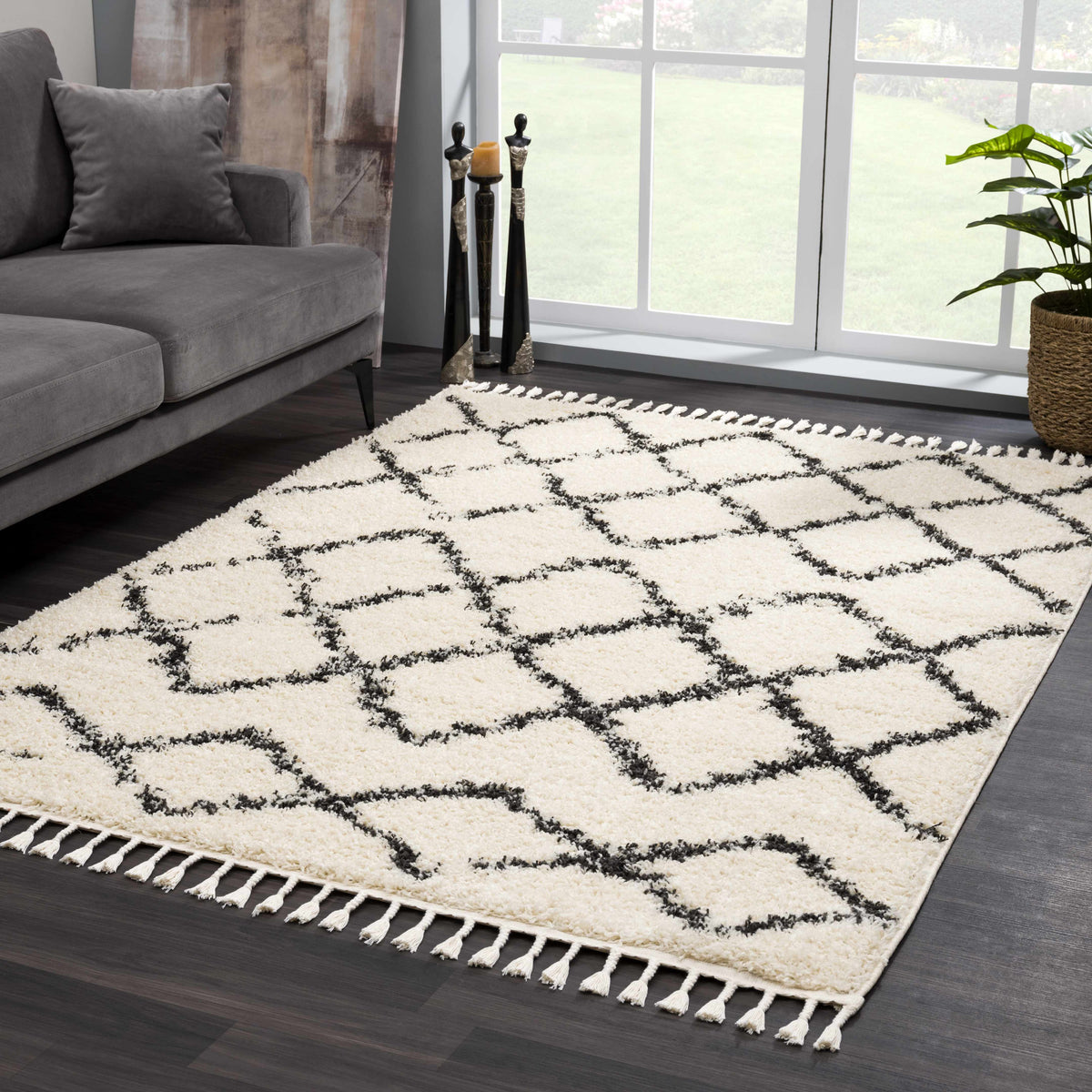 Wallagrass Moroccan Shag Rug - Clearance