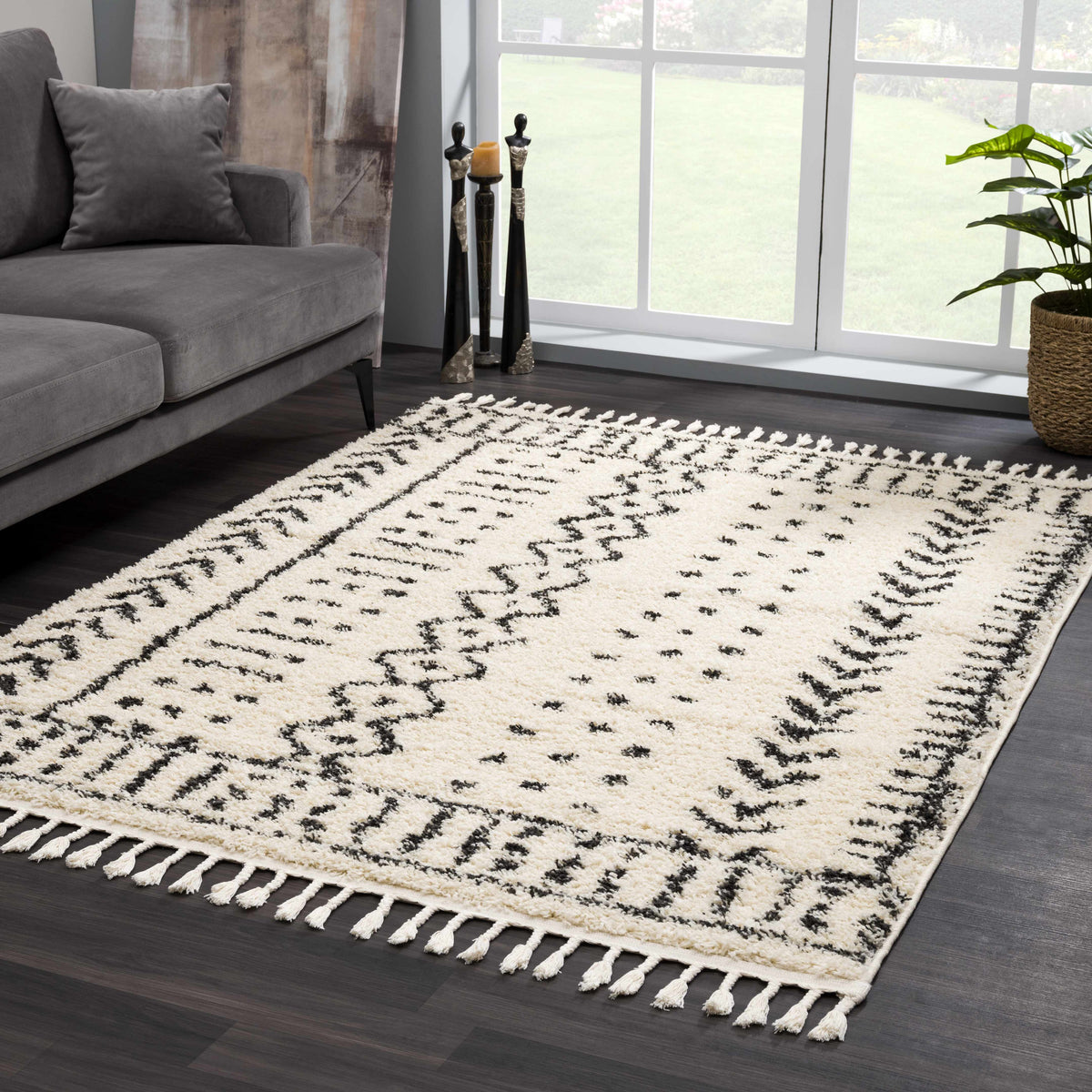 Hauppauge Berber Shag Carpet - Clearance