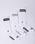 3pk Premium Crew Socks - White