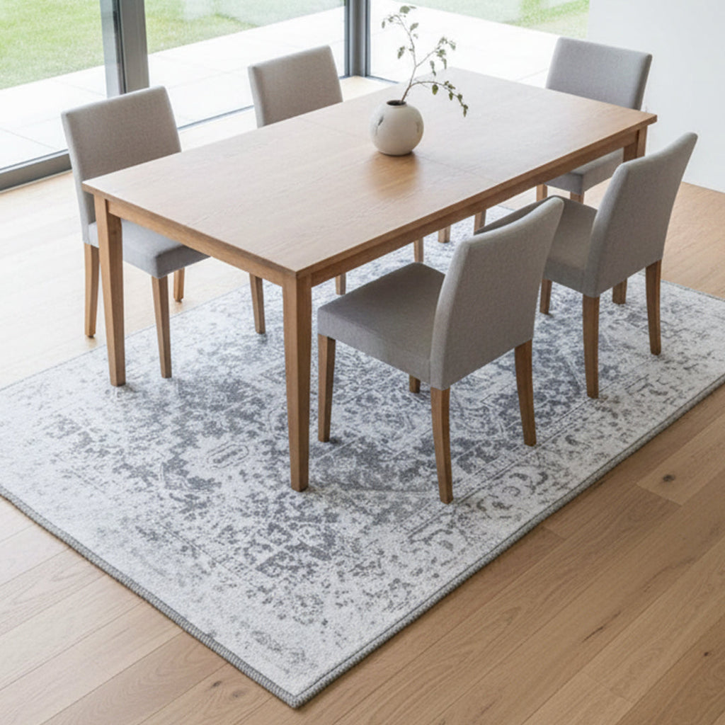 Muddy Carpet Frostbell Washable Area Rugs for Living Room, Bedroom & Dining Room – Modern Soft Low Pile Non Slip Carpet – Pet Friendly Waterproof Foldable Rugs for Home