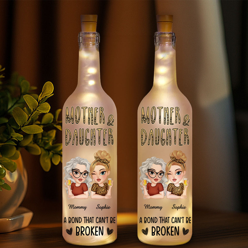 A Bond That Can't Be Broken - Personalized Bottle Lamp
