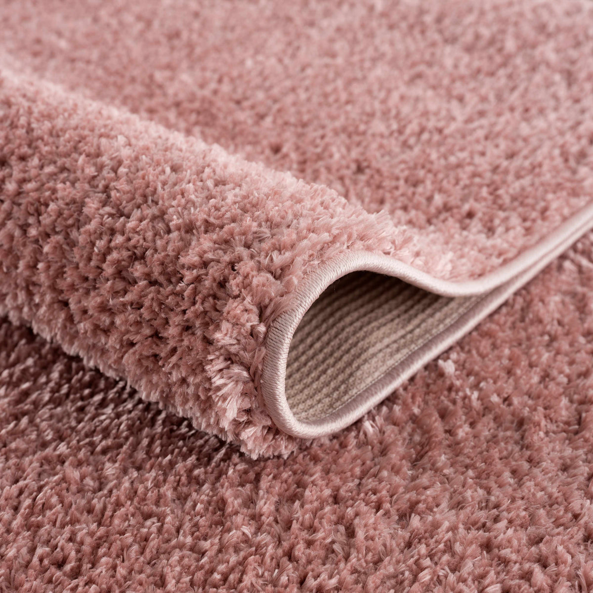 Judy Pink Plush Washable Area Rug