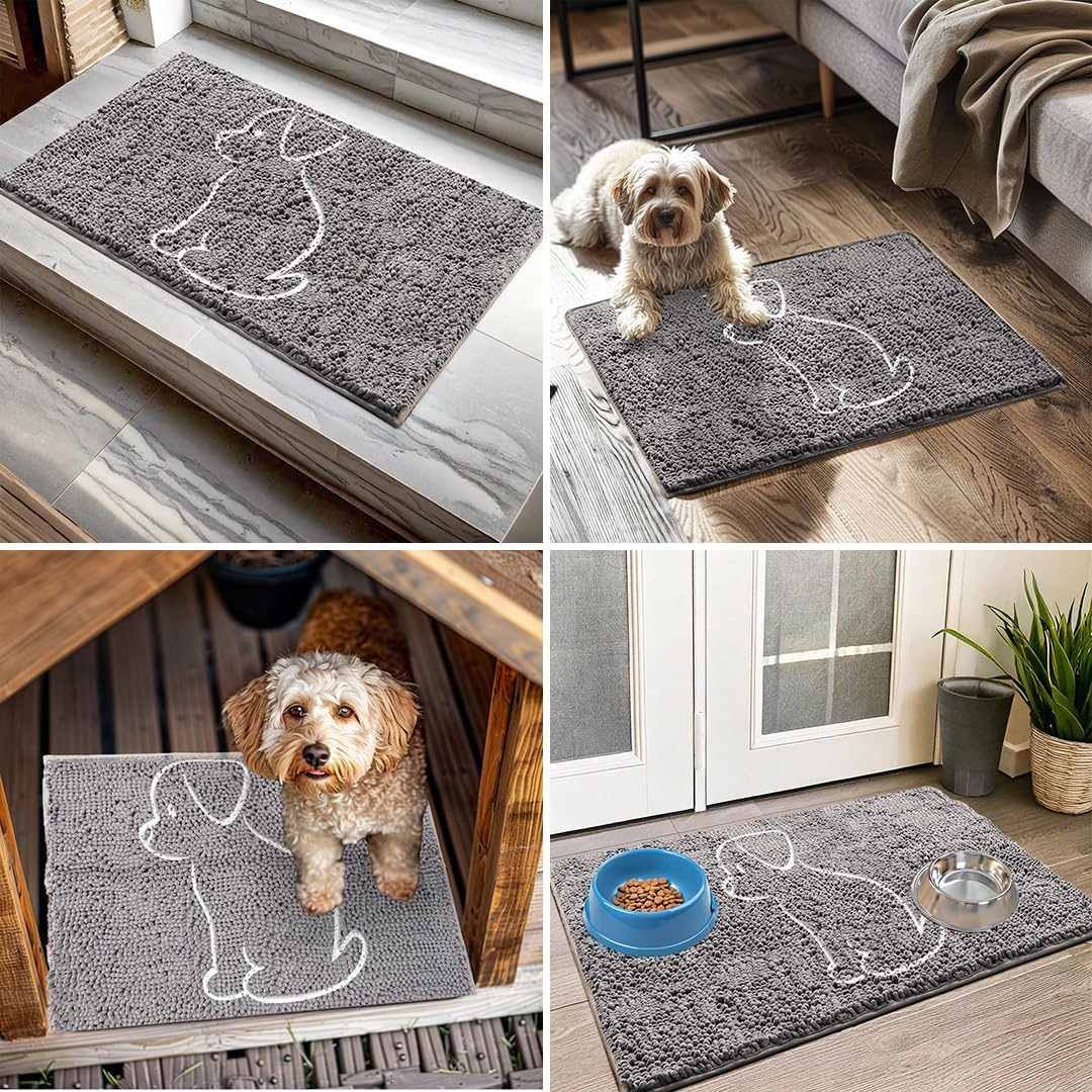 Embroidery Muddy Mat® - Dog Sit