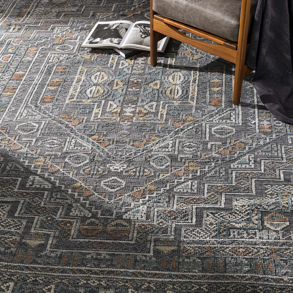 Akle Premium Hand Knotted Wool Area Rug - Clearance