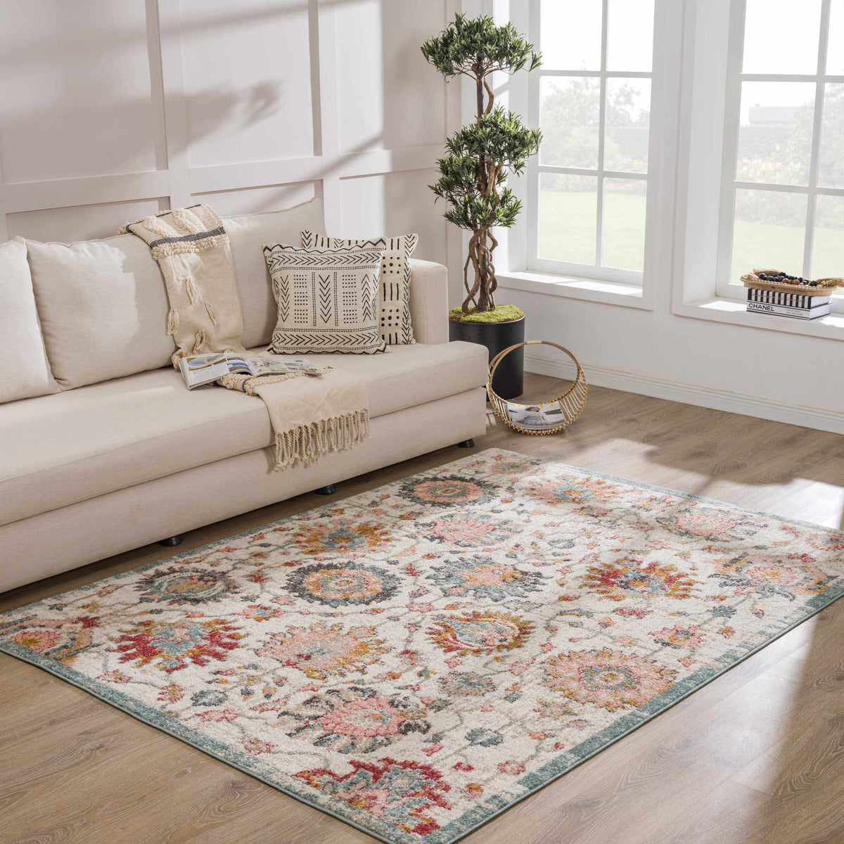 Twilight Floral Area Rug