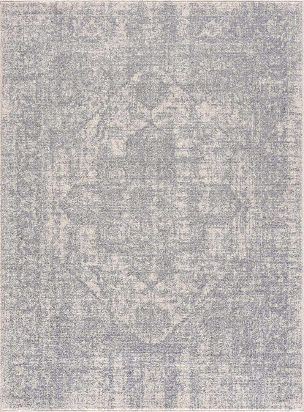 Peeta Gray Medallion Area Rug - Clearance