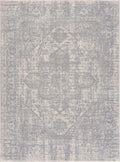 Peeta Gray Medallion Area Rug - Clearance