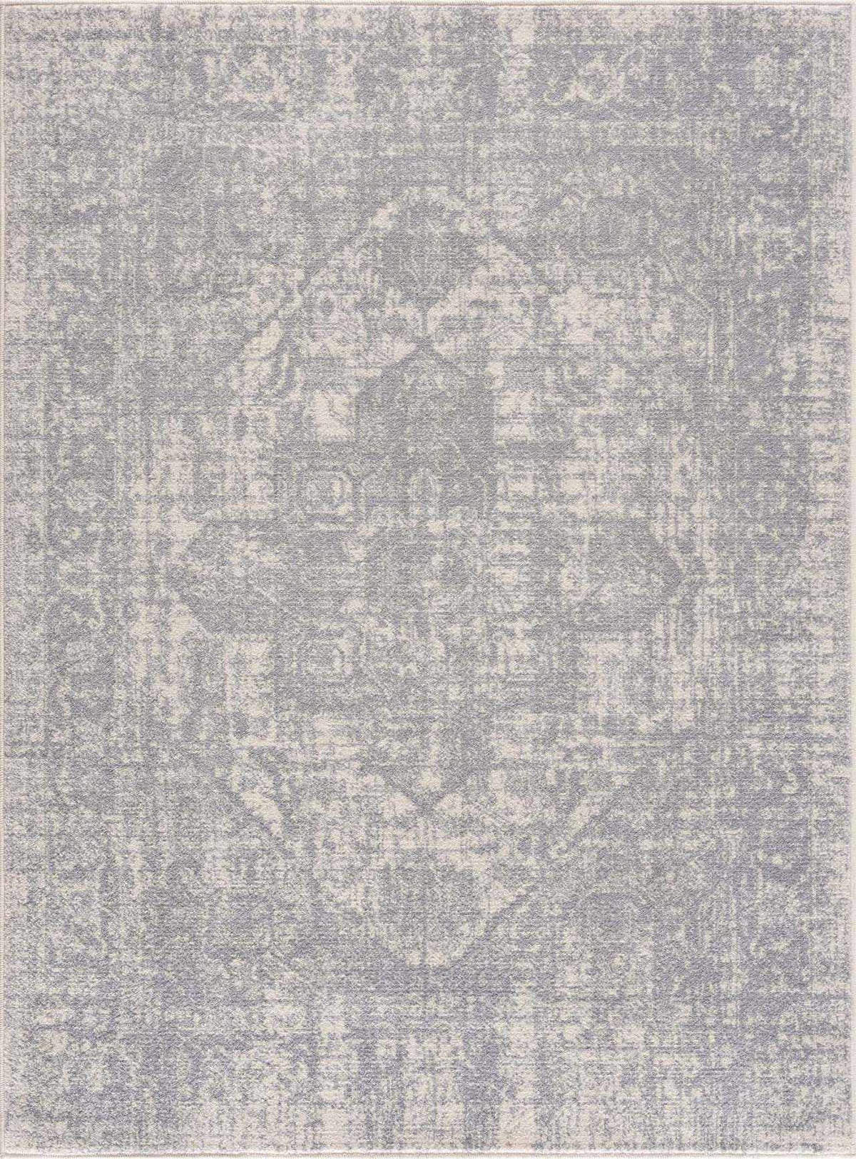 Peeta Gray Medallion Area Rug - Clearance