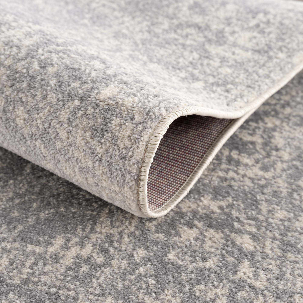 Peeta Gray Medallion Area Rug - Clearance