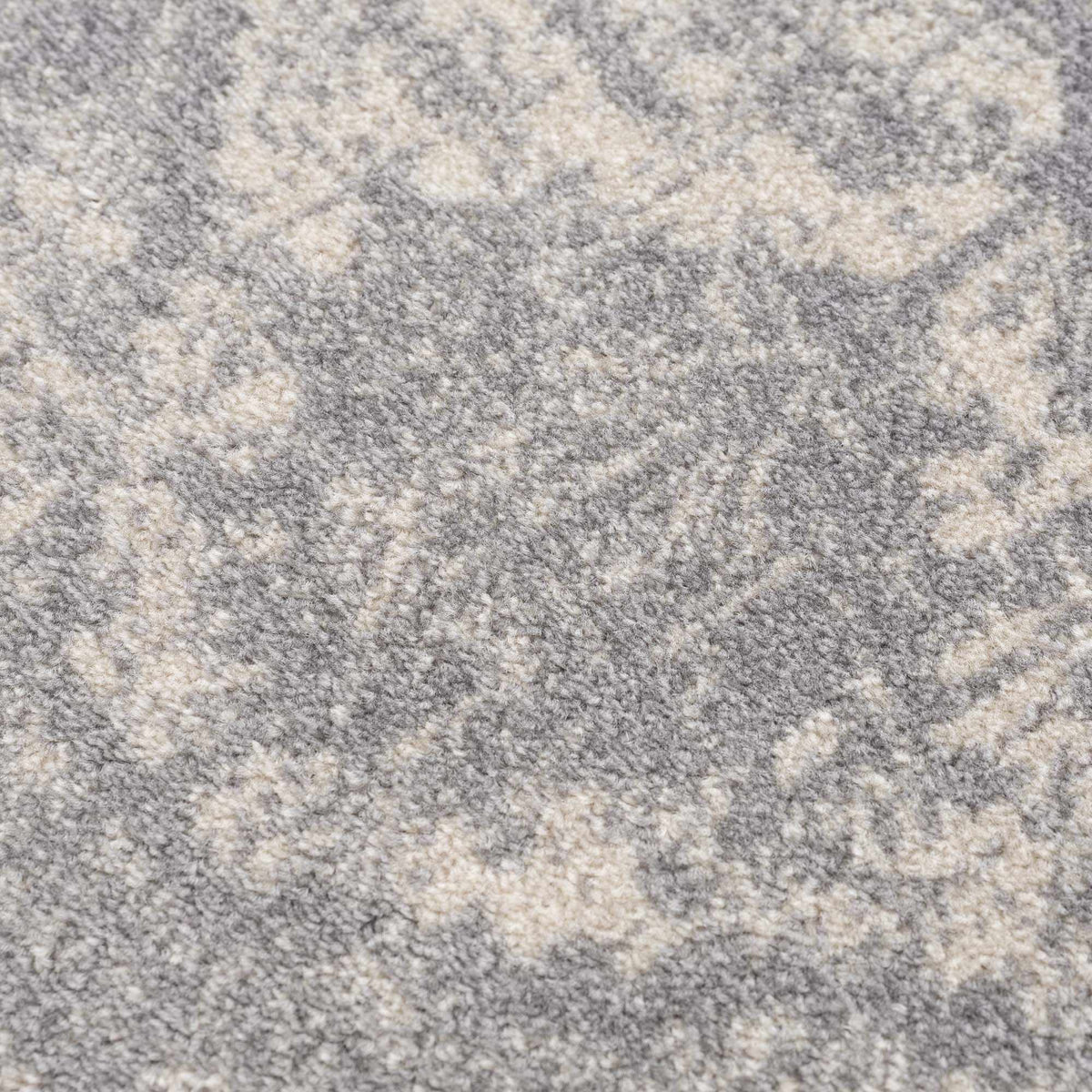 Peeta Gray Medallion Area Rug - Clearance