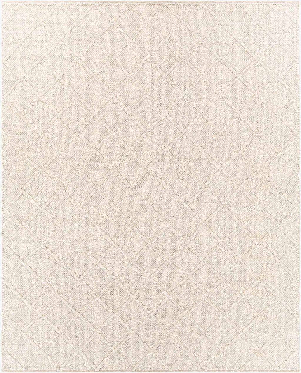 Syosset Beige Trellis Wool&Viscose Area Rug