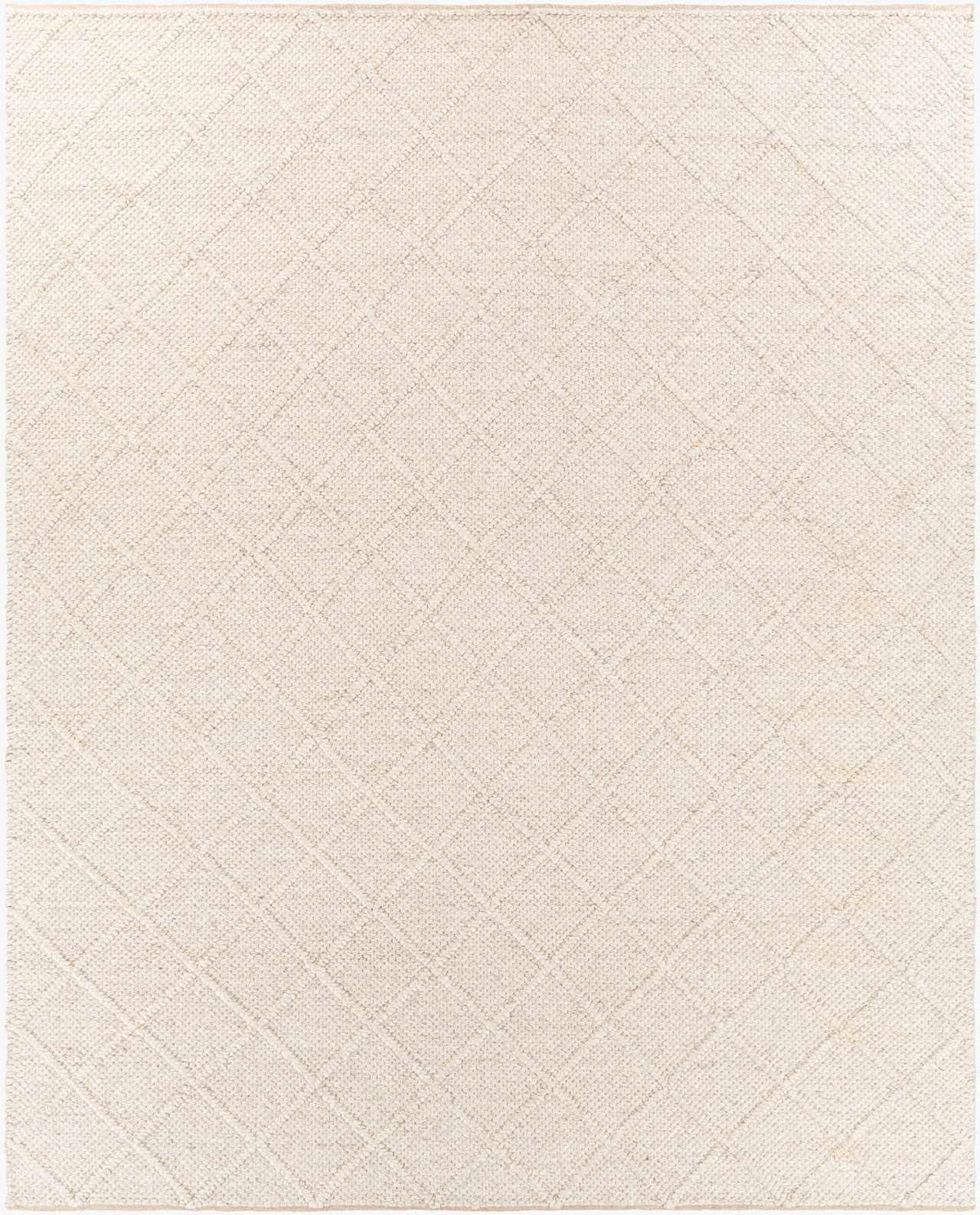 Syosset Beige Trellis Wool&Viscose Area Rug