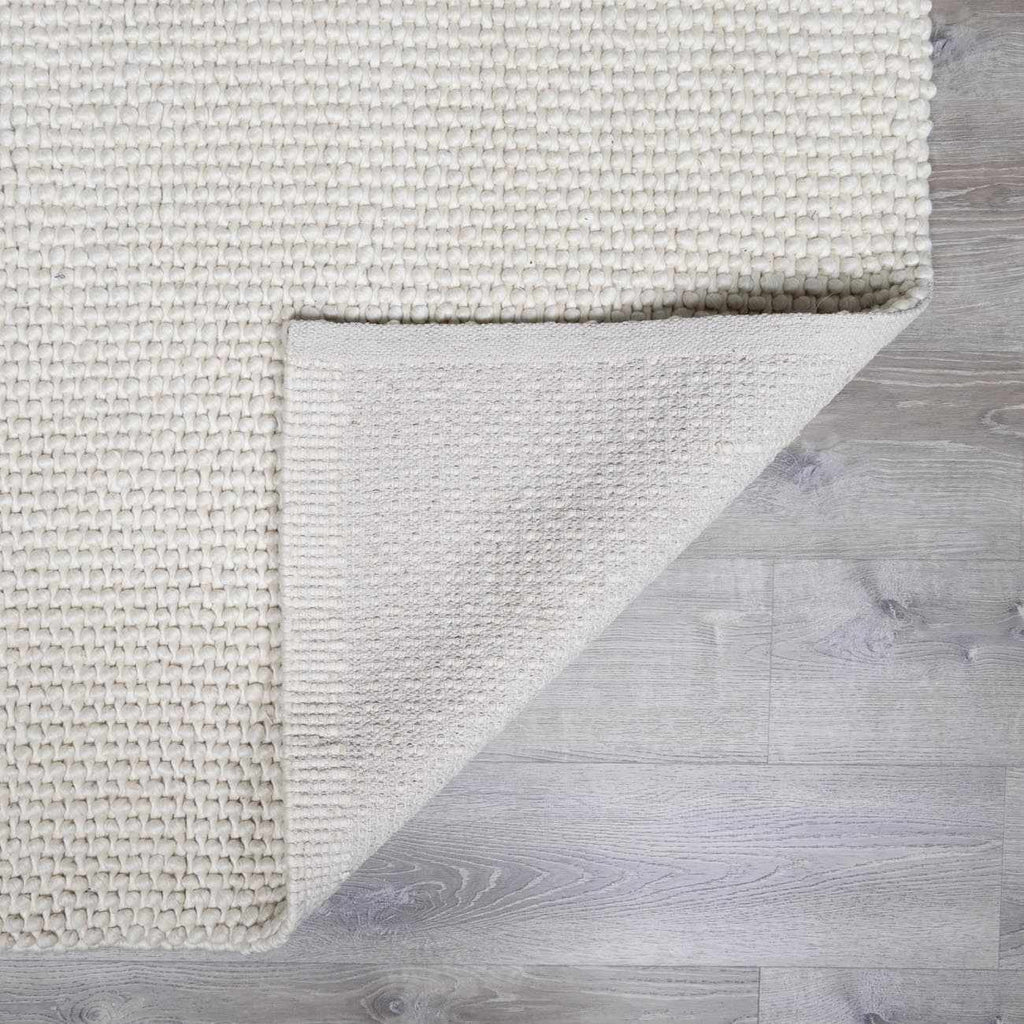 Lucerne Plain Cream Wool Rug LNE-1000