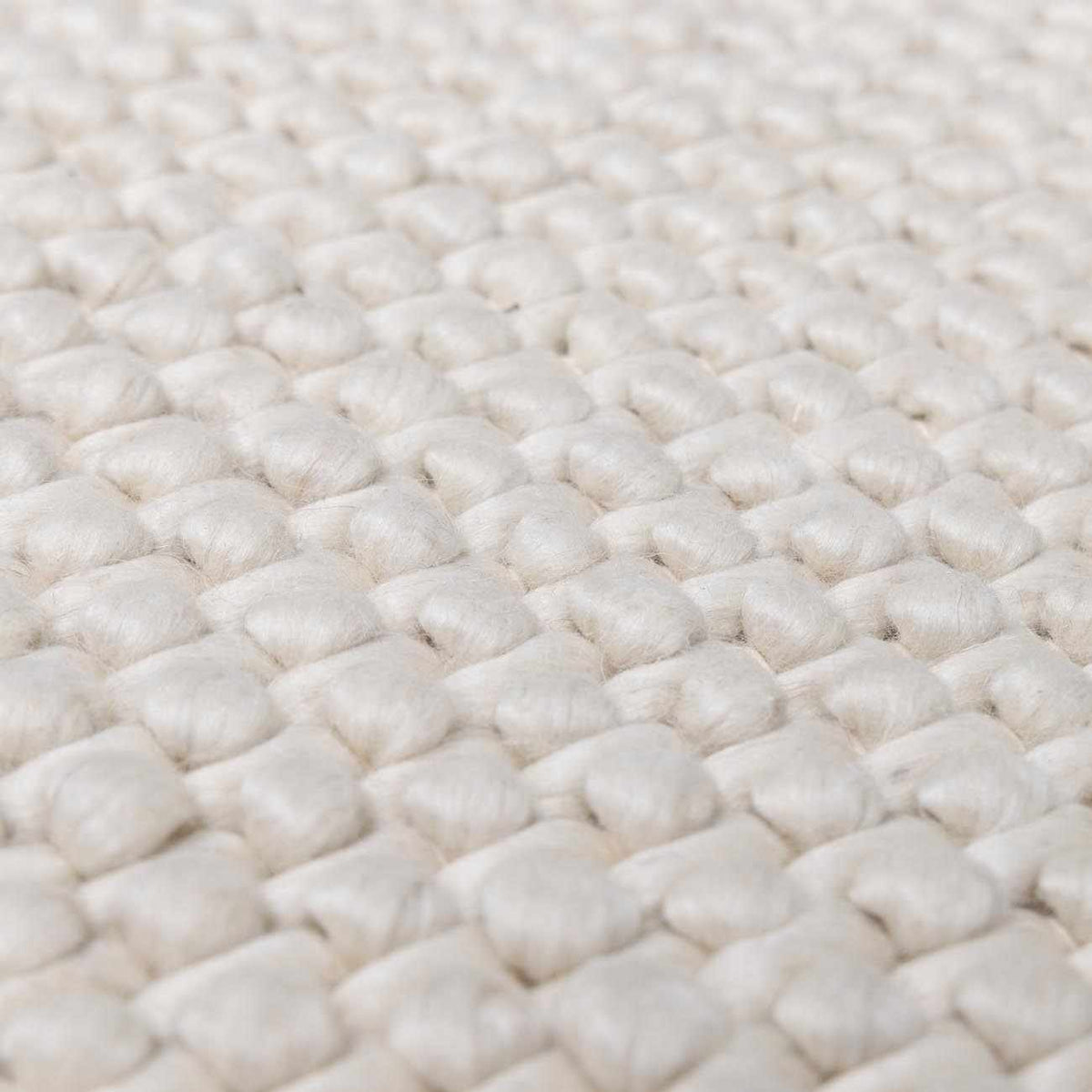 Lucerne Plain Cream Wool Rug LNE-1000