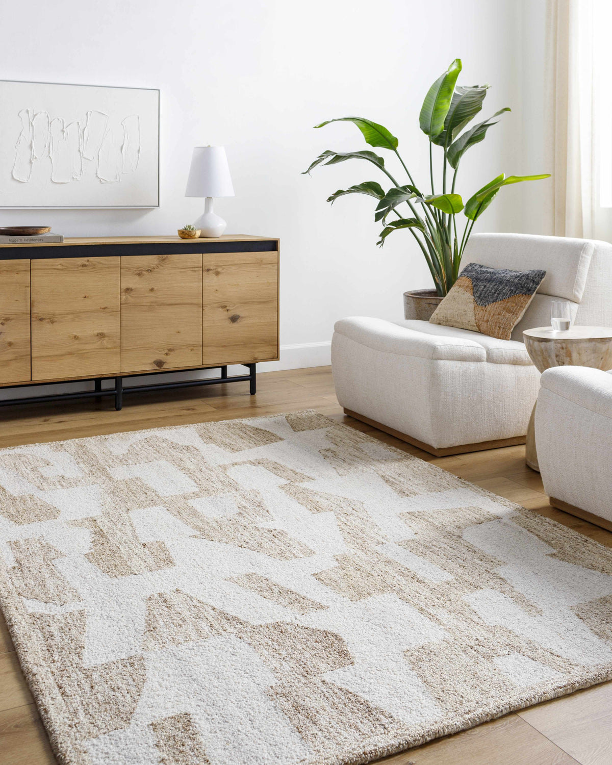 Brendy Beige Area Rug