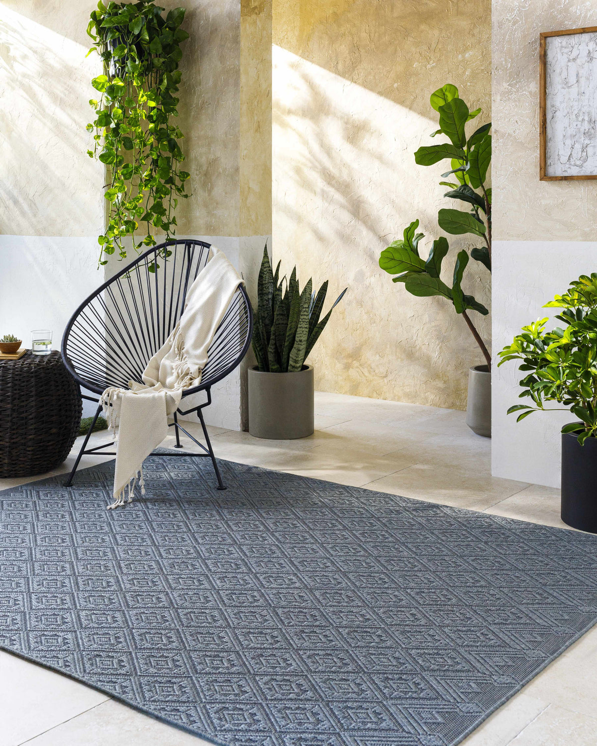 Bandit Gray Outdoor Area Rug