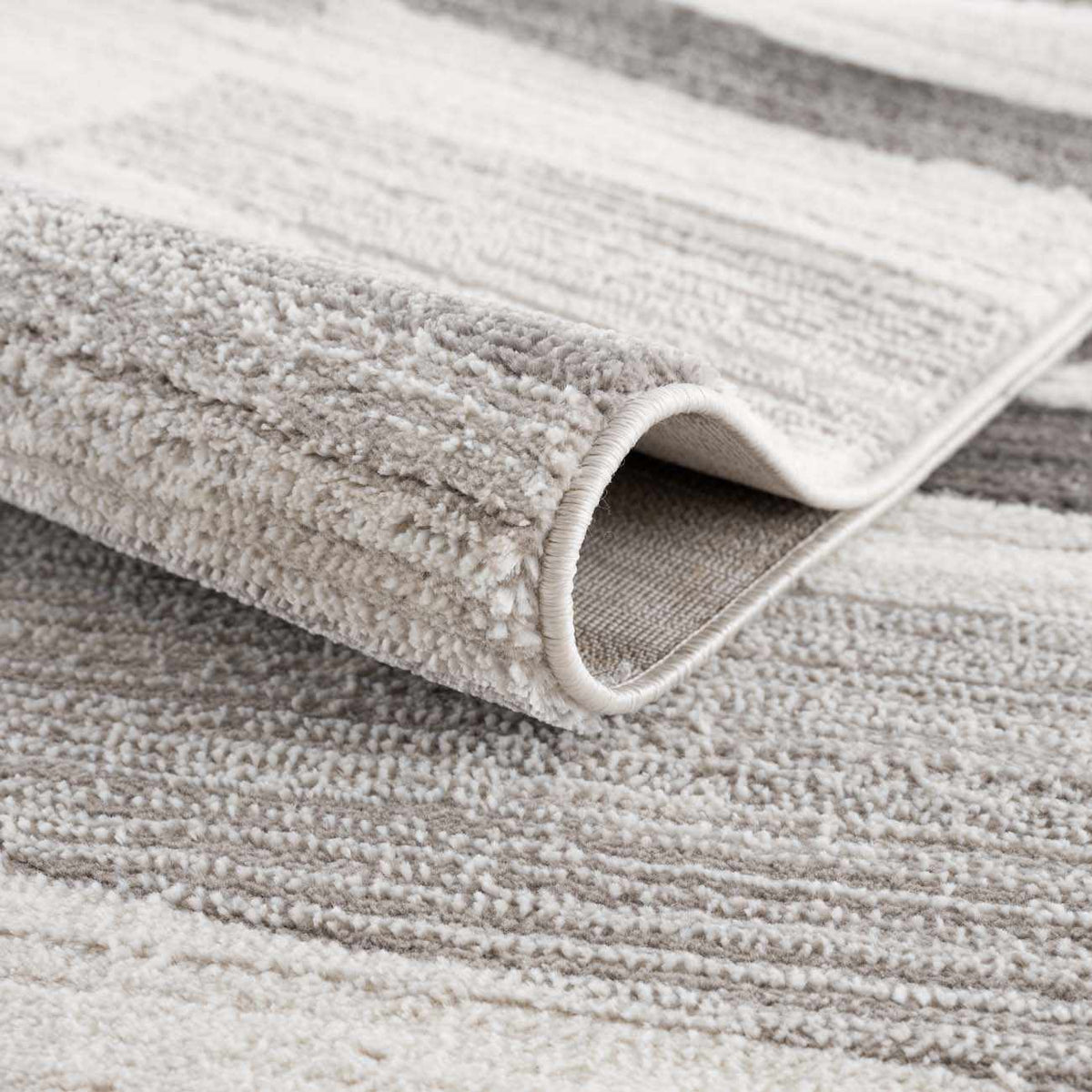 Bojana Broken-Striped Area Rug - Clearance