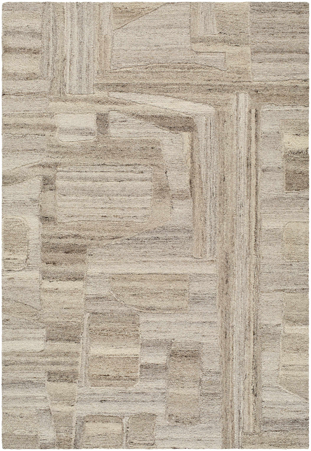 Brasen Beige Area Rug