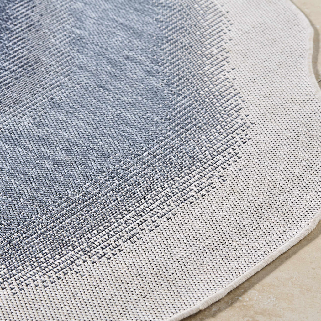 Burian Blue Outdoor Area Rug