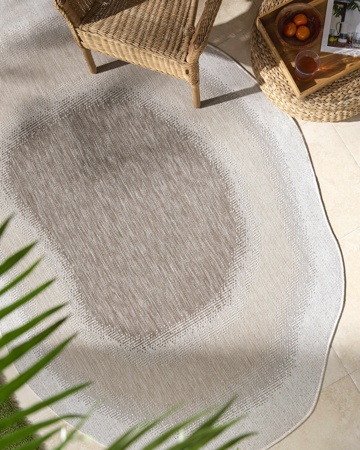 Burian Brown Outdoor Area Rug