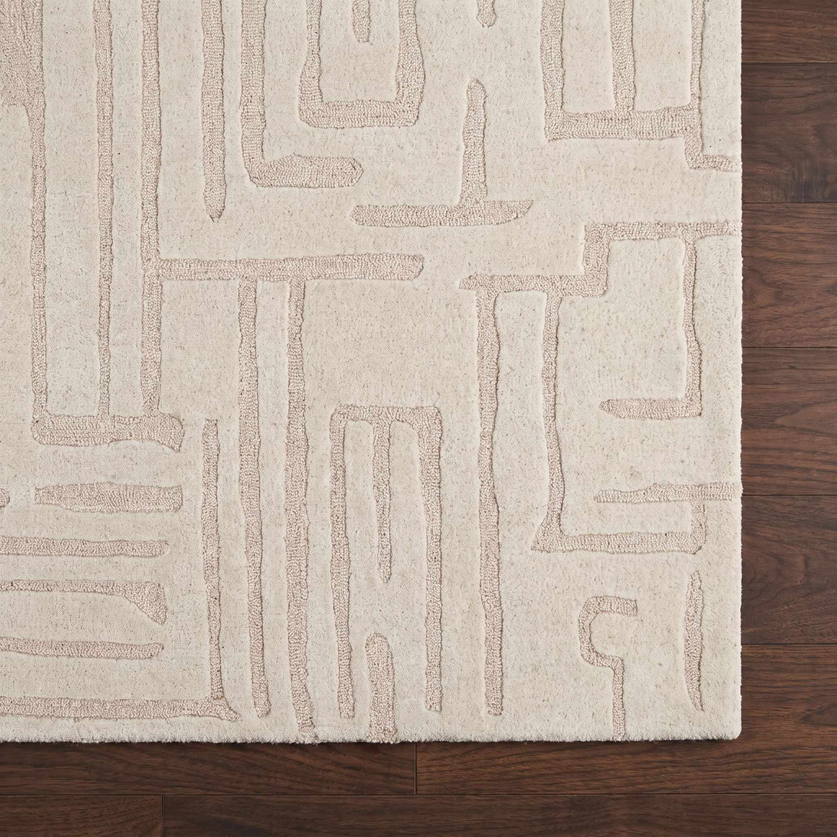Ancerville Modern Art Deco Handmade Area Rug