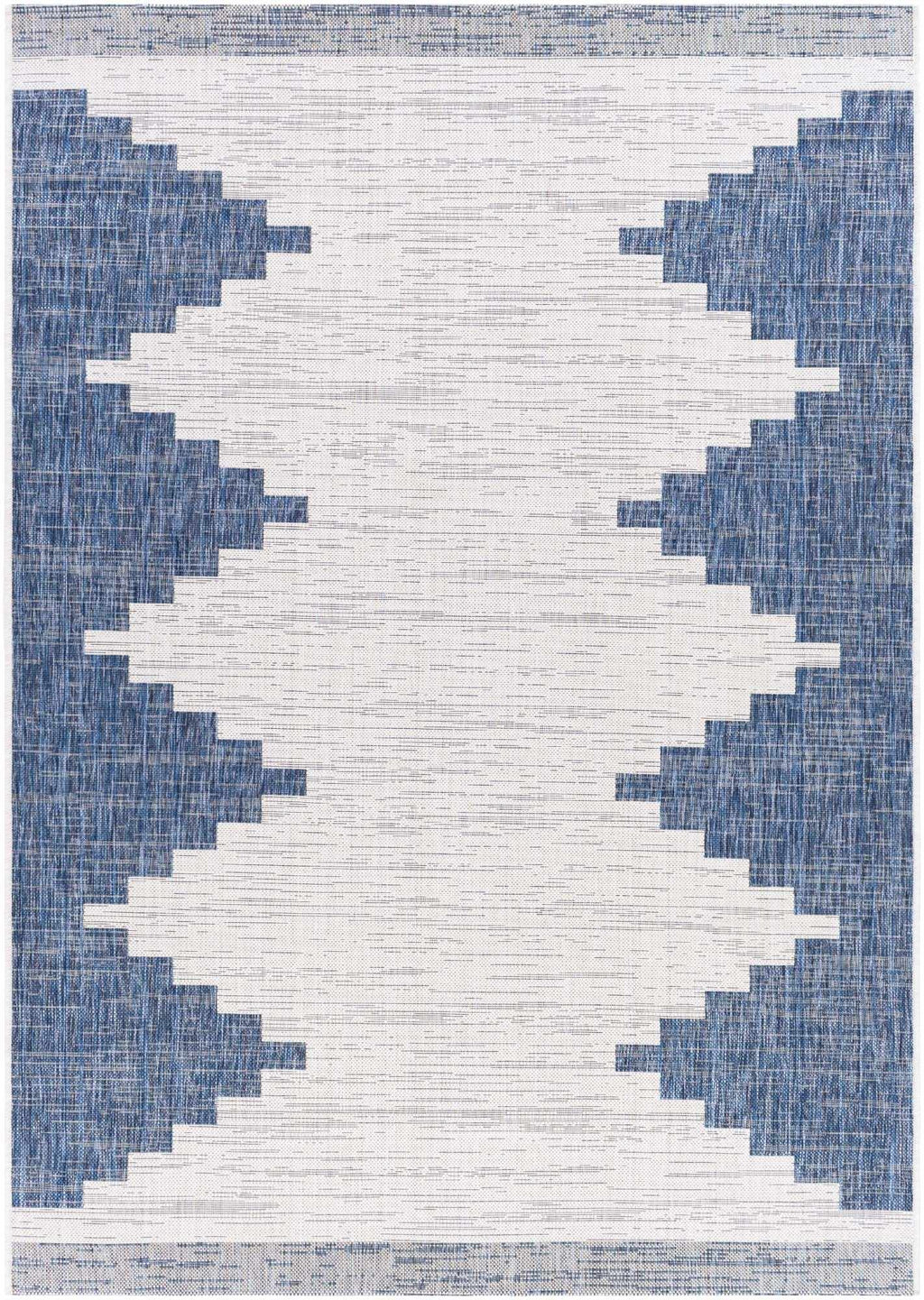 Djugun Navy Indoor & Outdoor Area Rug - Clearance