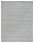 Brockton Solid Light Gray Wool Rug