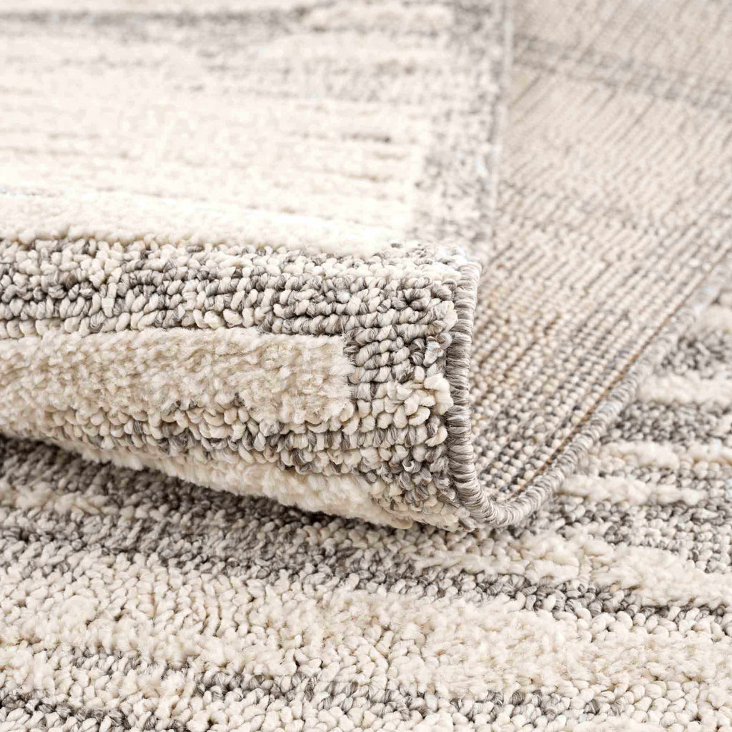 Lave Bone & Taupe Area Rug - Clearance