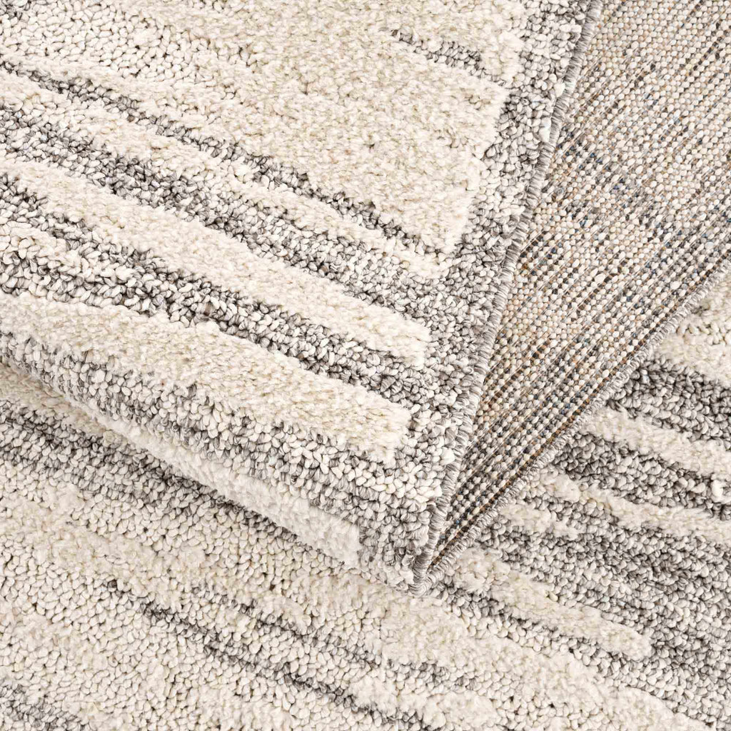 Lave Bone & Taupe Area Rug - Clearance