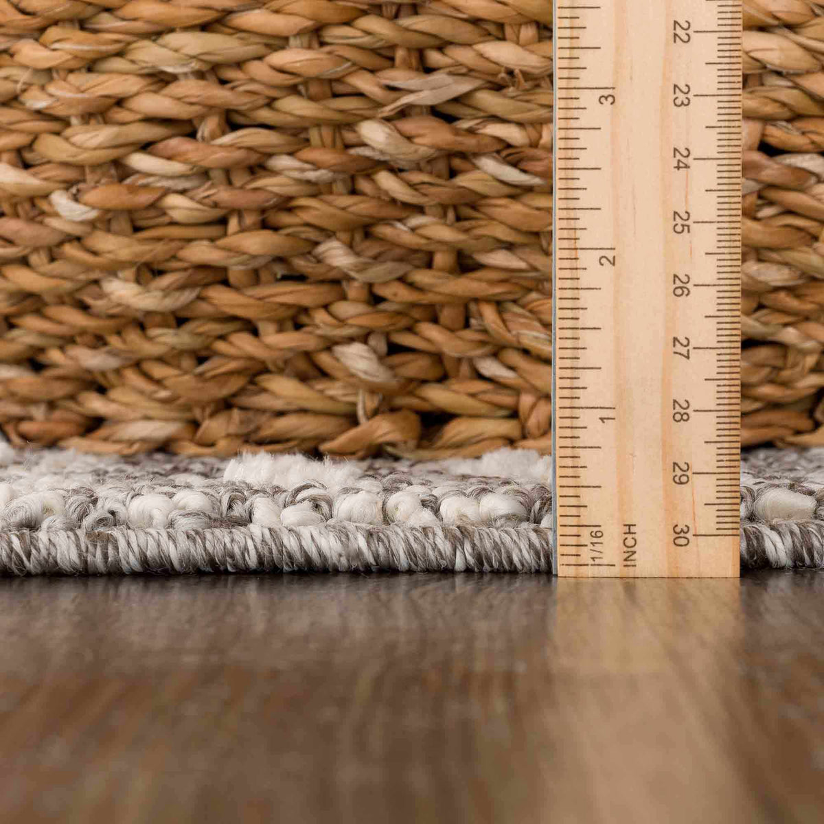 Lave Bone & Taupe Area Rug - Clearance