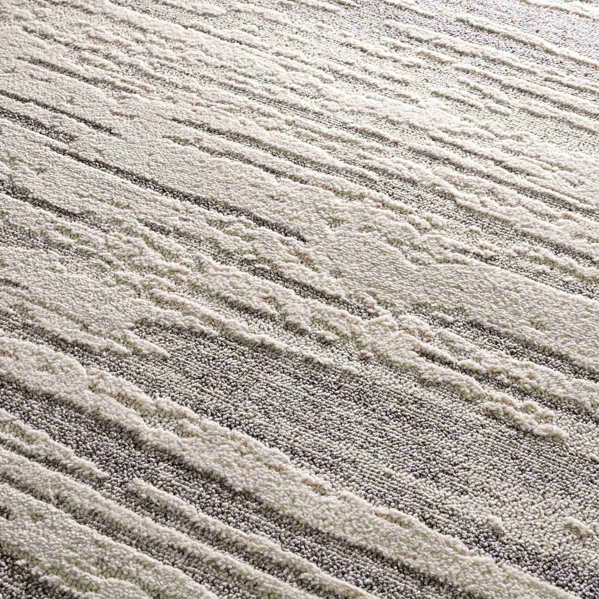 Lave Bone & Taupe Area Rug - Clearance