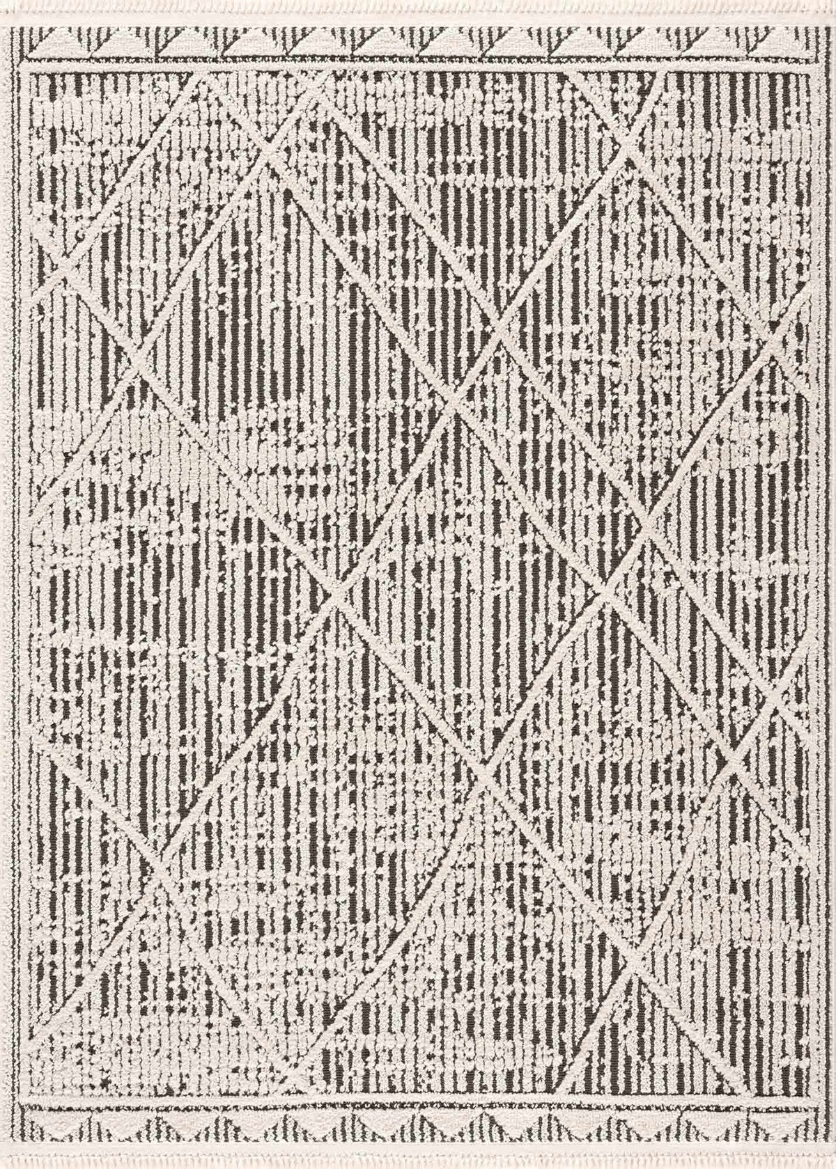 Umay Textured Beige Rug - Clearance
