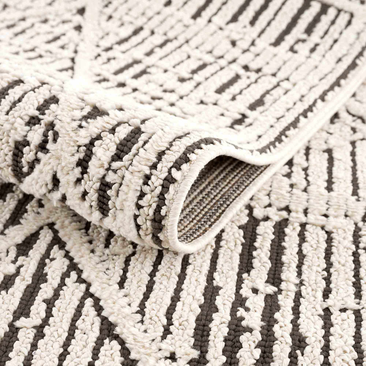 Umay Textured Beige Rug - Clearance