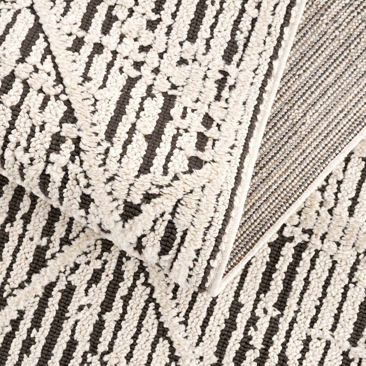 Umay Textured Beige Rug - Clearance