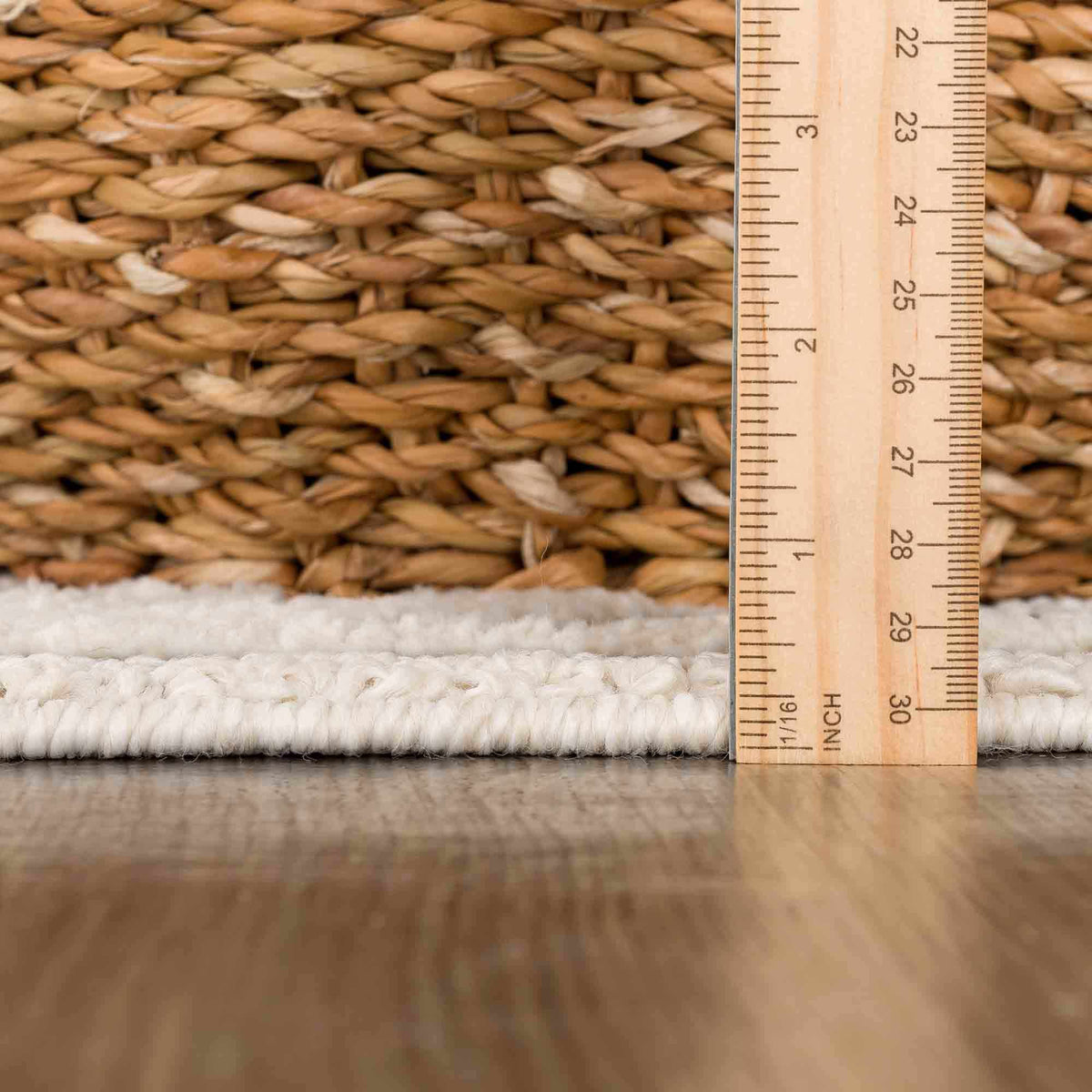Umay Textured Beige Rug - Clearance
