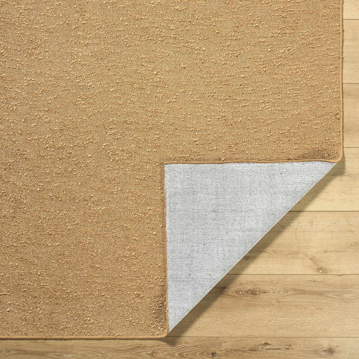 Breena 3D Solid Brown Washable Area Rug