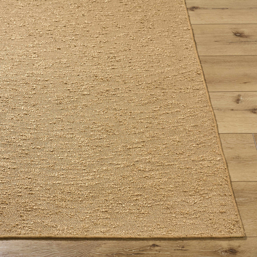 Breena 3D Solid Brown Washable Area Rug