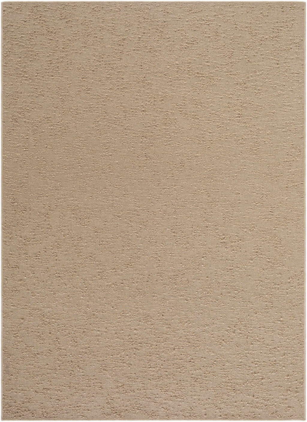 Breena Solid Taupe Washable Area Rug