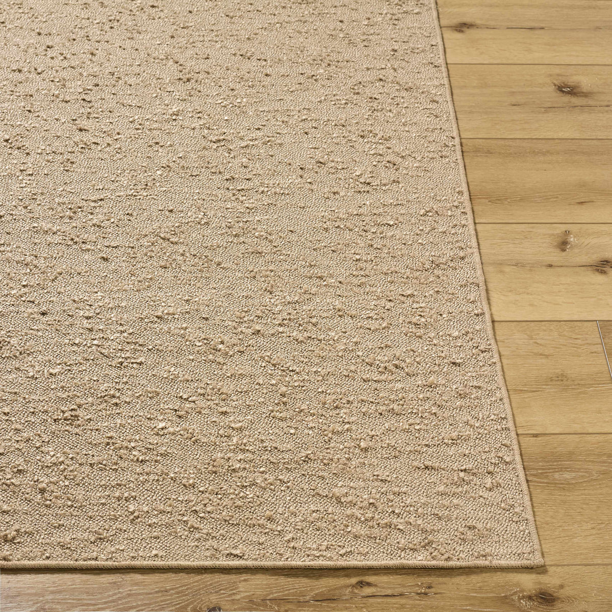 Breena Solid Taupe Washable Area Rug