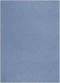 Breena Slate Blue Washable Area Rug