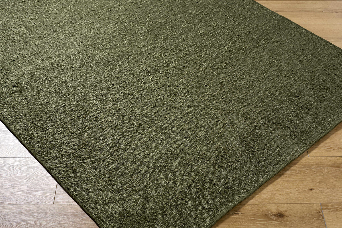 Breena Olive Washable Area Rug