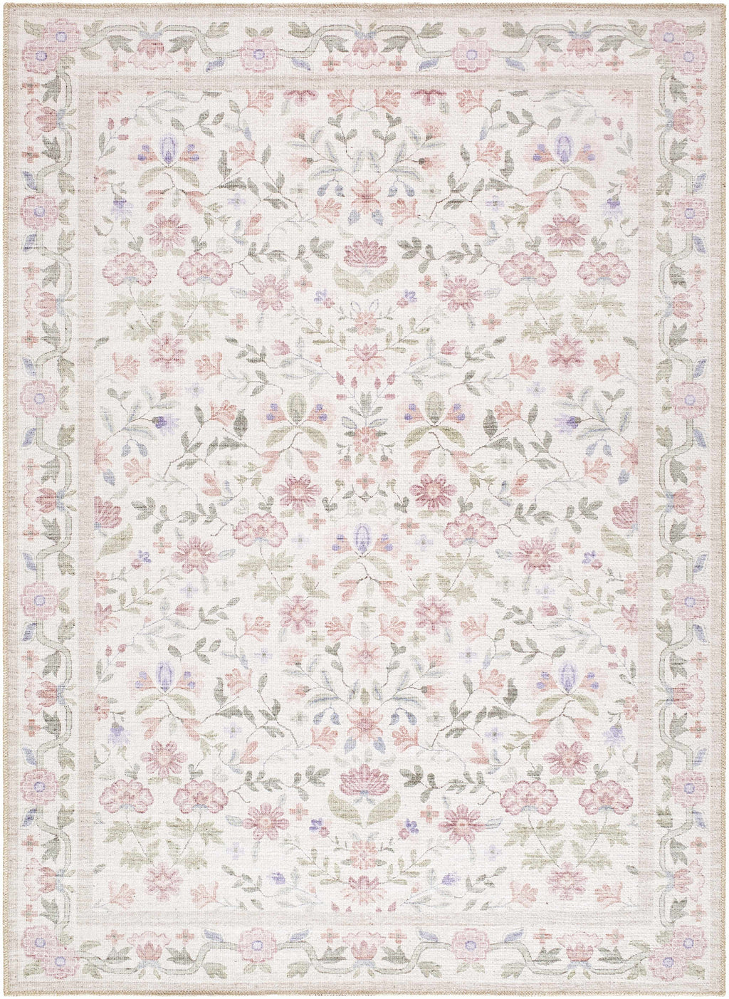 Brigid Washable Area Rug