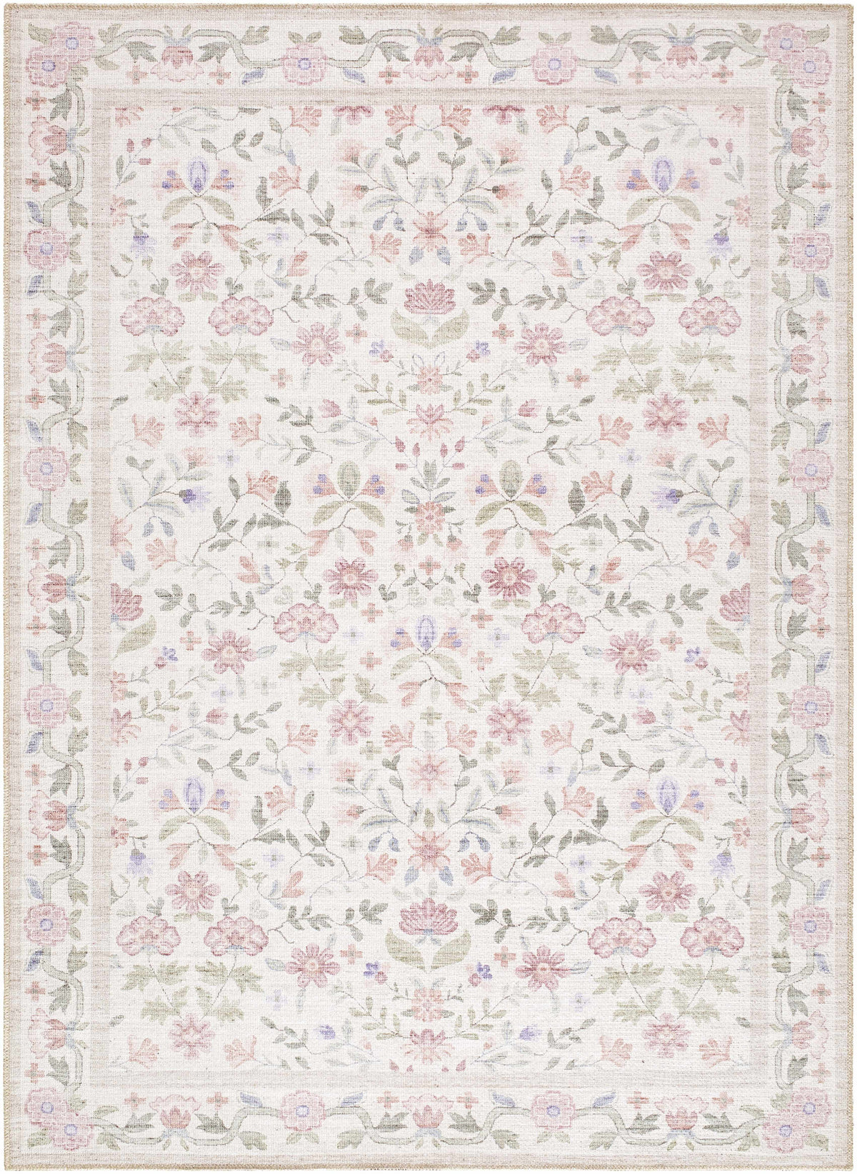 Brigid Washable Area Rug