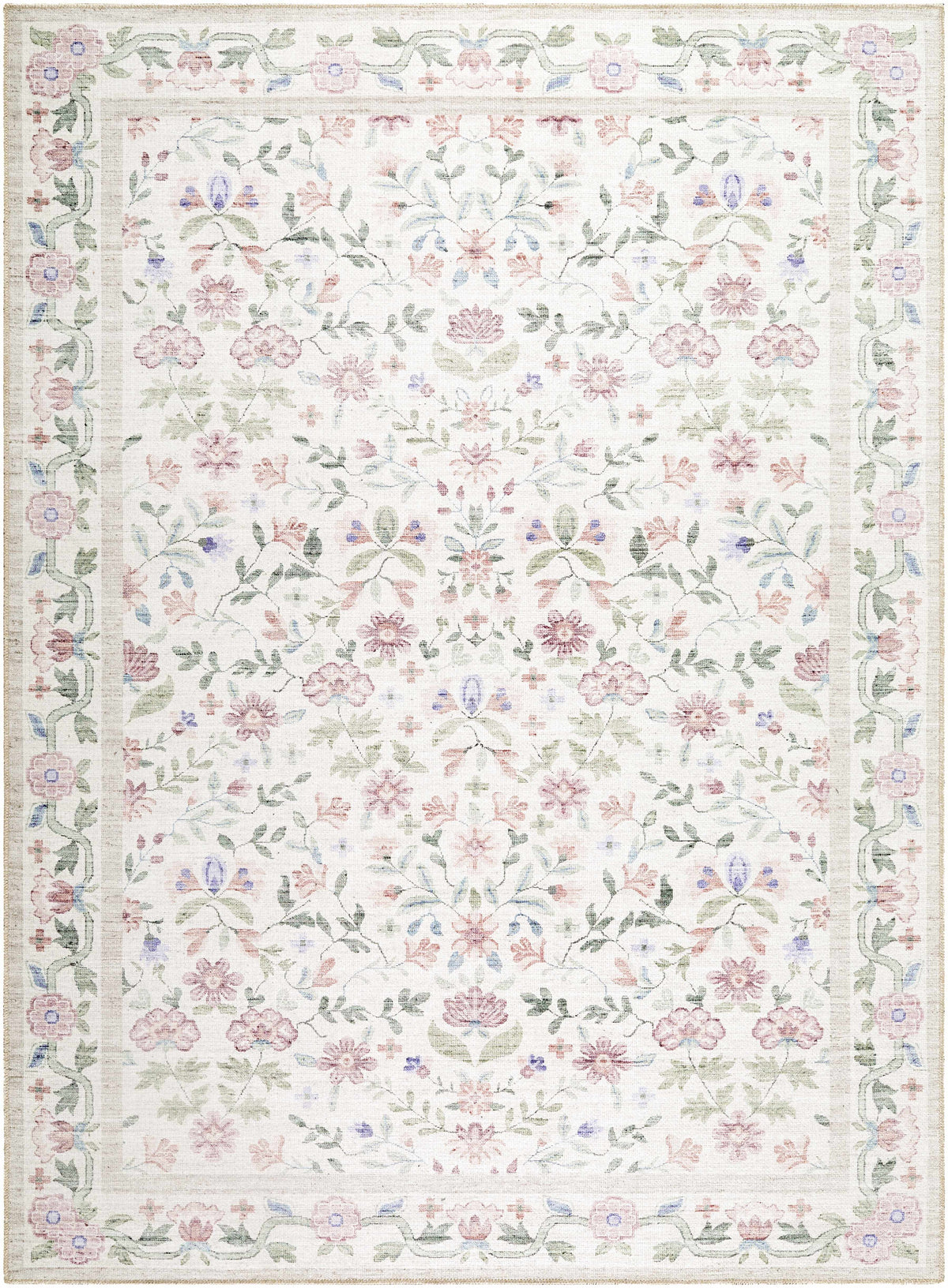 Brigid Washable Area Rug