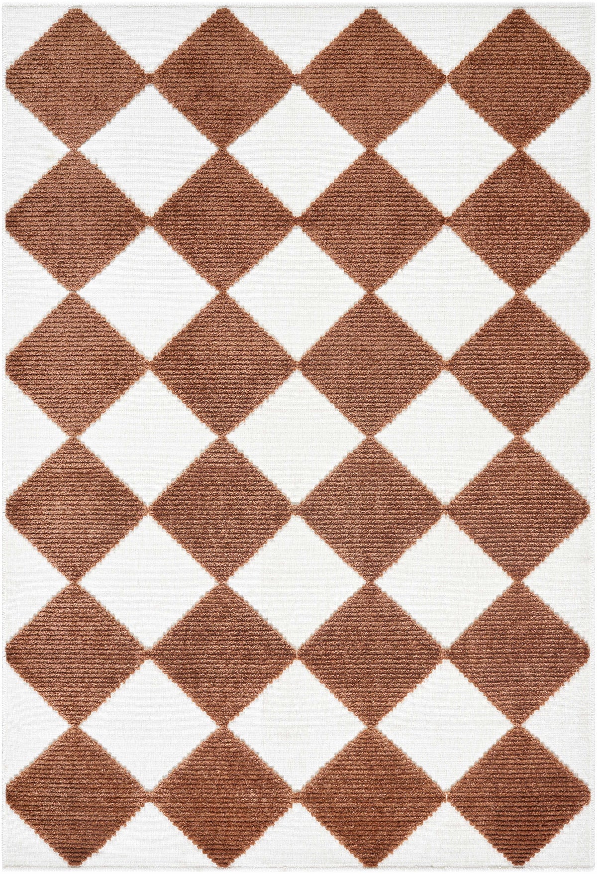 Bosley Brown Washable Area Rug